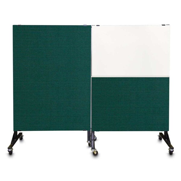 Enclosed Corkboard, 3 Door, 96"x48", 4" Fra